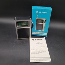 Vintage ARROW TV-925 Handheld Portable AM FM TV Transistor Radio Parts Only - £7.79 GBP