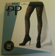 One Pair Pretty Polly Star Print Opaque Tights one size fits most PNAWA7 - £14.16 GBP