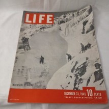 Vintage Life Magazine December 31 1945 Mountain Climbing Lucky Strike Complete - £13.48 GBP