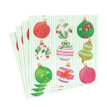 Caspari Painted Ornaments Paper Luncheon Napkins - 20 Per Package - £9.08 GBP