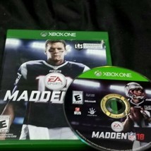 Madden Nfl 18 For Xbox One XBOX-ONE XB1 Tom Brady Cover - £7.90 GBP