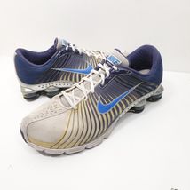 VTG Y2K Nike Shox Experience 08' White Midnight Navy Mens 15 318684-141 - $26.99