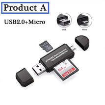 OTG USB Micro SD Card Reader - Flash Drive Reader - $11.68+