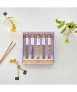 Assorted Flower Teastick Gift Set &amp; Wood Tray (5 Flowers) - $779.51 MXN