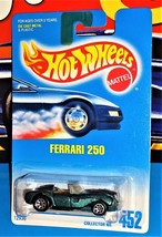 Hot Wheels Mid 1990s Blue &amp; White Card #452 Ferrari 250 Mtflk Green w/ 7SPs - £7.75 GBP