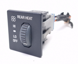 1996-2005 Chevy Astro /Safari Van Rear Auxiliary Heater Heat Fan Switch OEM - $35.64