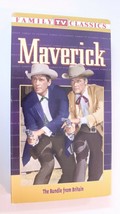 Maverick VHS Tape Bundle From Britain Roger Moore Jack Kelly S1A - £3.85 GBP