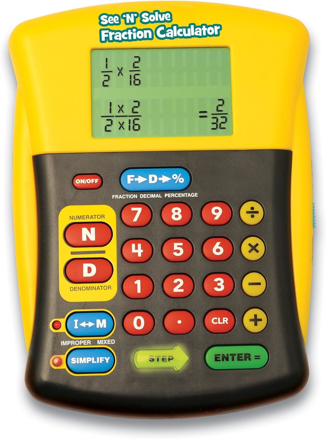 Educational Insights See &#39;N&#39; Solve Fraction Calculator - $39.99