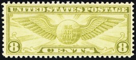 C17, Mint XF/Superb NH 8¢ Airmail Stamp *A GEM* Stuart Katz - £39.80 GBP