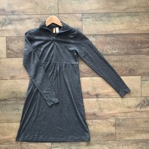 Lucy Quarter Zip Wool Knit Athleisure Dress Gray XS - $374.50 MXN