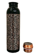 Copper Designer Water Bottle with Advanced Leak Proof 1000ml, Pack of - £22.80 GBP