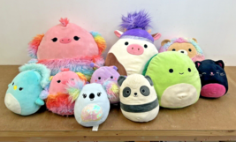 SQUISHMALLOW LOT kellytoy squish doo kelly toy turtle panda pig ronnie cow plush - $14.99