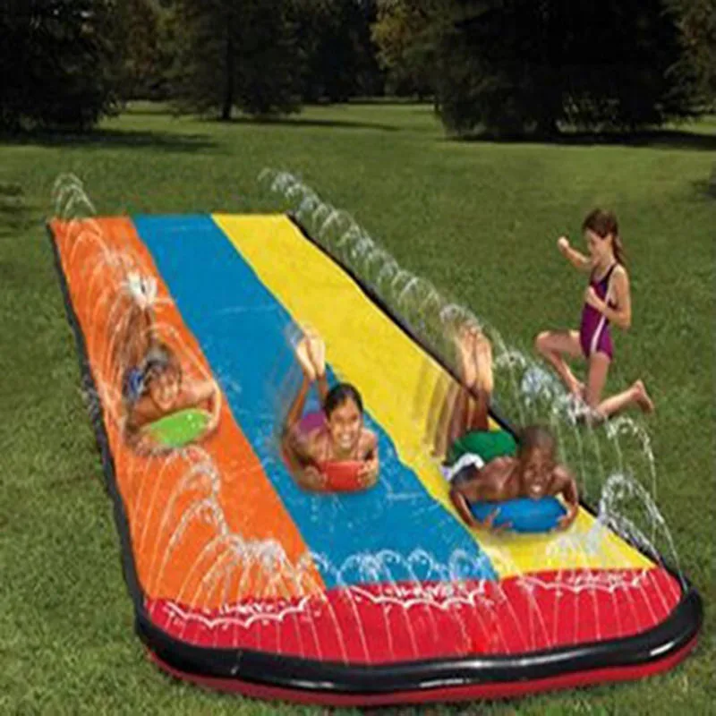 Summer Kids Inflatable Water Slide Outdoor Backyard Parent-child Water Toys - £27.92 GBP+