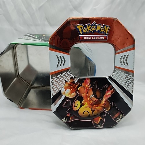 *Empty Tin* Pokemon Emboar Black And White Tin - $19.79