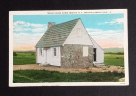 Period House Bemis Heights Saratoga Battlefield NY Curt Teich Postcard c... - £3.07 GBP