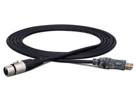 Hosa UXA-110 TRACKLINK Microphone USB Interface - XLR3F to USB Type A - ... - $38.26