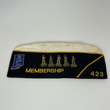 American Legion Hat 4th Membership w/ Pins 423 Sz 7 1/4 Made USA Garriso... - $11.32