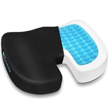 Gel Enhanced Memory Foam Seat Cushion Pillow Office Desk Chair Wheelchai... - $37.99