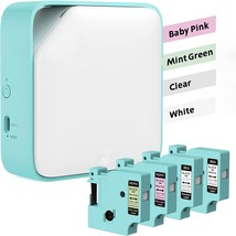 Label Maker With Bluetooth, Vixic D1600 Rechargeable Label Printer,, Green. - £30.63 GBP