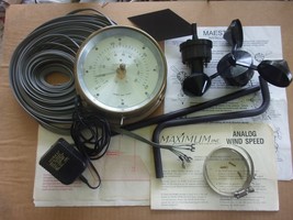 Maximum Maestro Analog Wind Speed Instrument  System, Brass Case - $12,447.64 MXN
