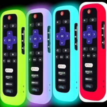 4 Pack Remote Case, Battery Cover for TCL Roku Smart TV Steaming Stick Remote - $16.25