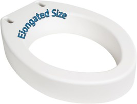 Essential Medical Supply Toilet Seat Riser For Elongated Bowl With 3.5&quot; ... - $41.94