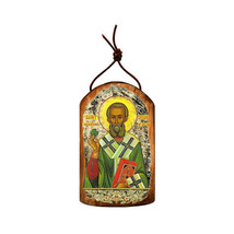 GDeBrekht Inspirational Icon Saint Patrick Wooden Ornament - $41.19