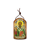 GDeBrekht Inspirational Icon Saint Patrick Wooden Ornament - €35,20 EUR