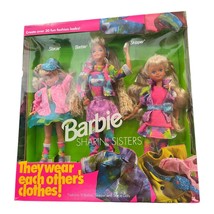 Barbie Sharin&#39; Sisters Gift Set Barbie Stacie Skipper #5716 1991 Mattel ... - £68.14 GBP