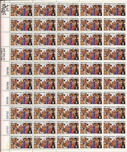 US Stamp - 1972 Mail Order Business - 50 Stamp Sheet - Scott #1468 - $9.99