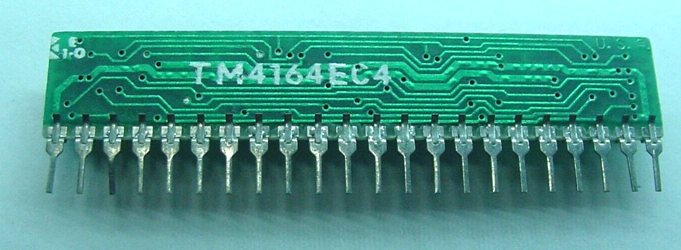 Vintage TI&#39;s TM4164EC4 Memory Board strip - $3.75