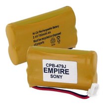 700mA, 2.4V Replacement NiCad Battery for V Tech CS6129 Cordless Phones - Empire - £3.62 GBP