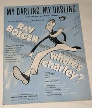 AL HIRSCHFELD ARTWORK RAY BOLGER SHEET MUSIC 1948 MY DARLING MY DARLING - £19.22 GBP