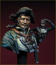 1/10 BUST Resin Model Kit Captain Pirate with a Monkey Unpainted - £15.49 GBP