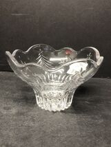 Mikasa Christmas Night 6”  Footed Bowl Candy Nut Dish Trees Snowflakes S... - $19.52 CAD