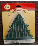 Vintage 1999 Mini Tree Crystal Icicles Theme Ornaments #4480 - $363.68 MXN