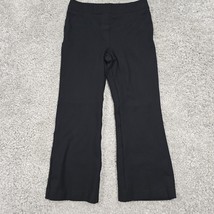 SPANX Pants Womens Medium Black Smooth Perfect Fit Ponte Kick Flare Stretch - $55.39