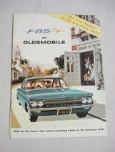 1960 Oldsmobile F-85 12 Page Color Advertising Brochure - $9.99
