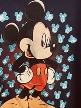 Medium Vtg Adult Mickey Unlimited Velva Sheen Mouse Disney Sweatshirt Navy USA - £17.56 GBP