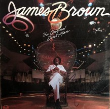 James Brown Signed 1979 Original Disco Man LP Vinyl Record Album - $593.99