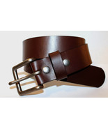 #1300 US MADE, SIZES 30&quot; TO 54&quot; WAIST 100% GENUINE COWHIDE LEATHER BELT ... - $28.75