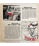 Texaco Gas And Oil Advertisement 1955 Tips On Car Care Automobilia DWS6E - €21,60 EUR