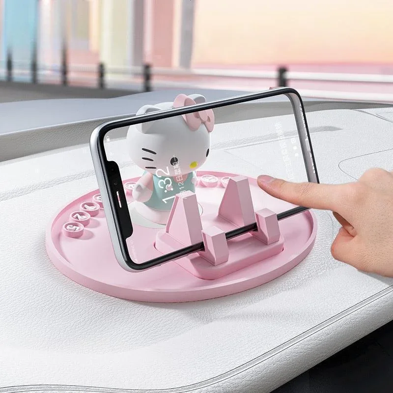 Kawaii Hello Kitty Y2K Sanrio Car Mobile Phone Bracket Cute Creative Cars - £21.11 GBP+