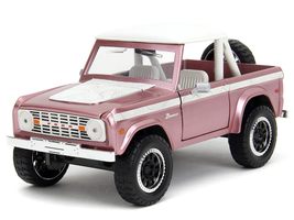 1973 Bronco Pink Metallic with White Top and Graphics Pink Slips Series ... - $40.95