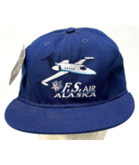 Vintage F.S. Air Alaska Adjustable Baseball Cap Hat - Floyd Saltz Anchor... - $470.22 MXN
