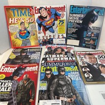 Lot of 8 Batman - Superman Entertainment Covers 50th &amp; 75th Birthday Bond At 50 - £6.72 GBP