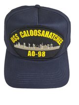 USS CALOOSAHATCHEE AO-98 Ship HAT - Navy Blue - Veteran Owned Business - £17.99 GBP