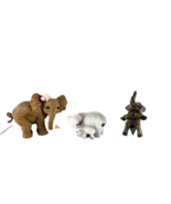 Elephants Lot of Three Small Figurines - $32.66