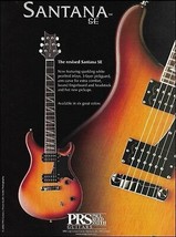 The Revised Santana SE PRS Guitar 2002 ad 8 x 11 Paul Reed Smith advertisement - $4.01