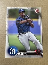2016 Bowman Jorge Mateo #BP94 YANKEES Paper - €1,24 EUR